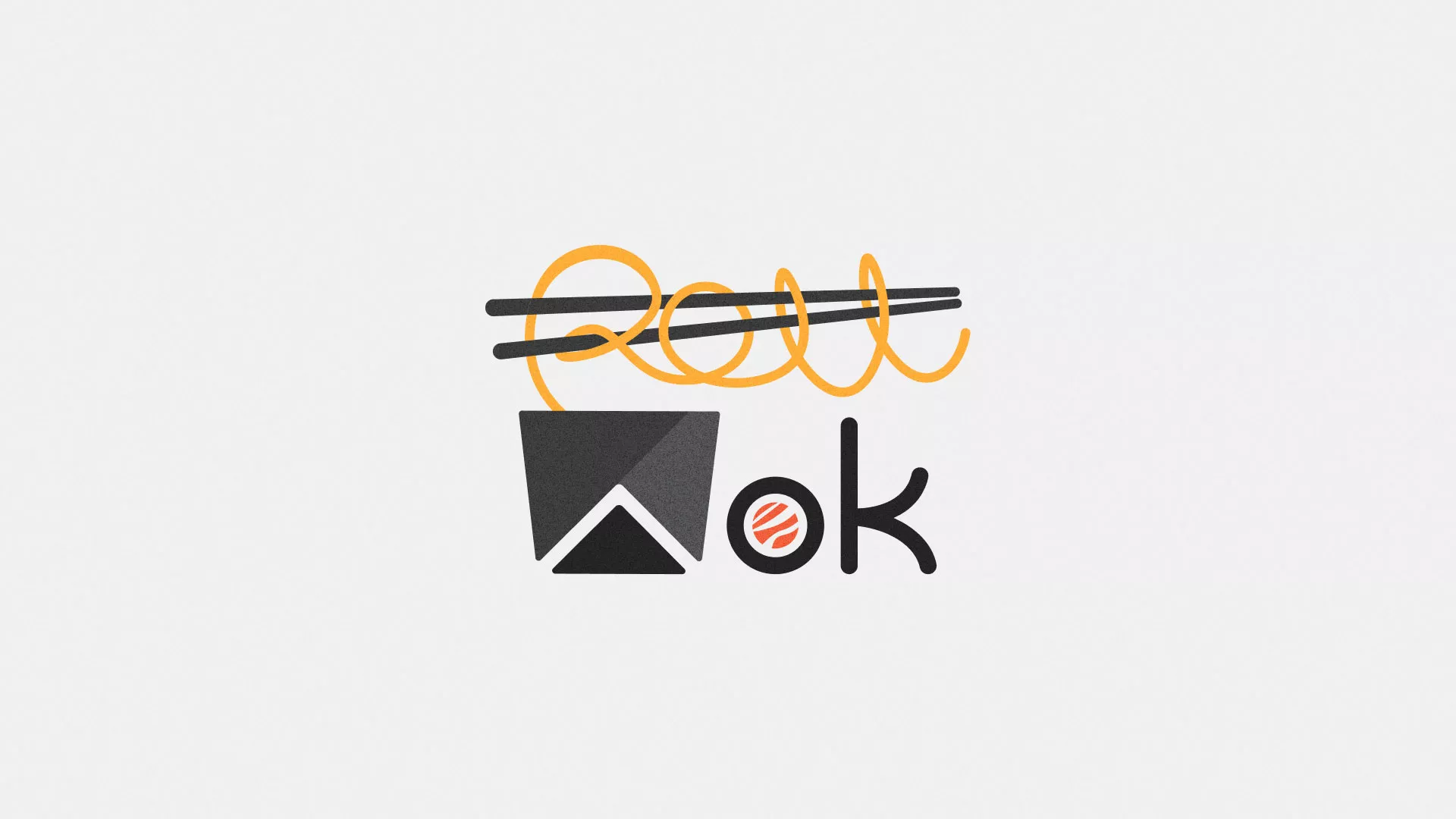 Разработка логотипа в Великом Новгороде для суши-бара «Roll Wok Club» Разработка логотипа в Великом Новгороде для суши-бара «Roll Wok Club»